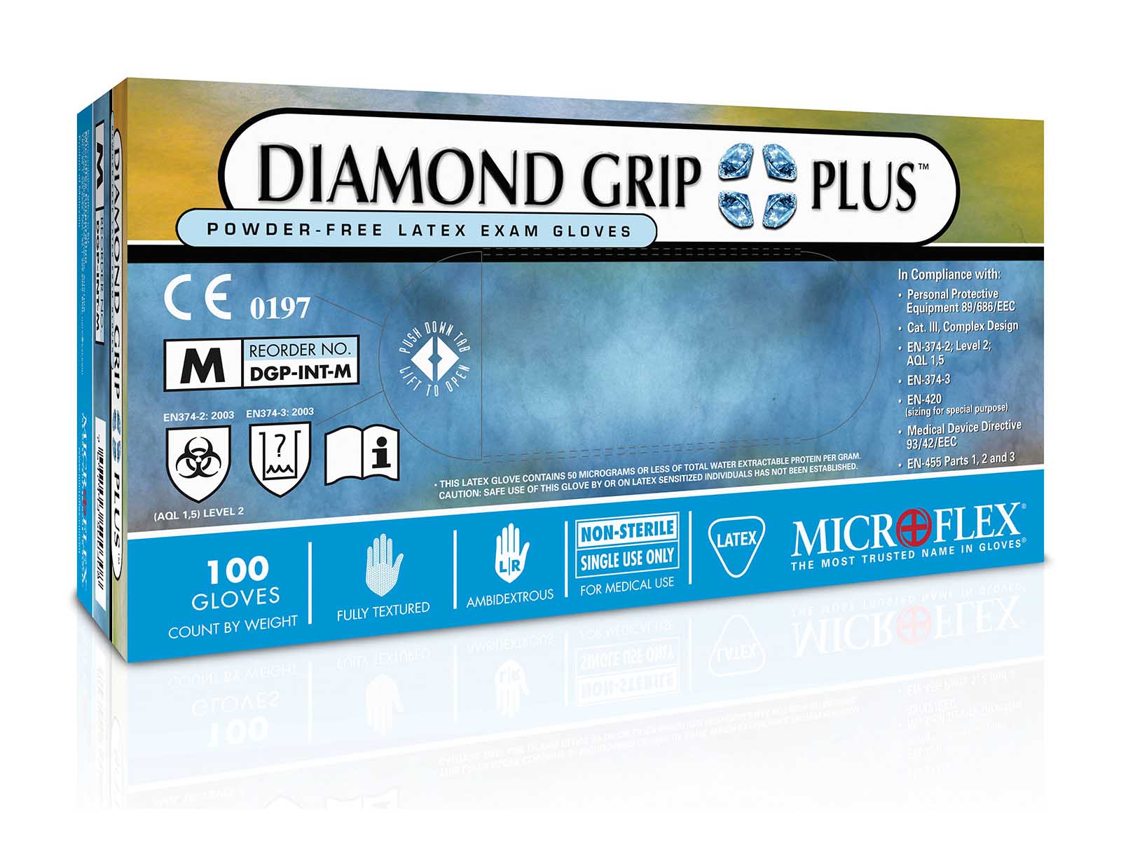 Diamond Grip Plus Latex Glove